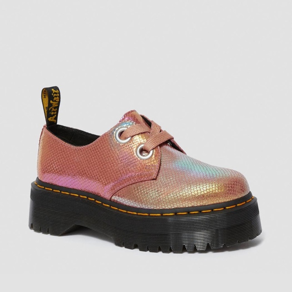 *SOLD*NEW Dr. Martens Holly Iridescent Platform - Picture 1 of 8